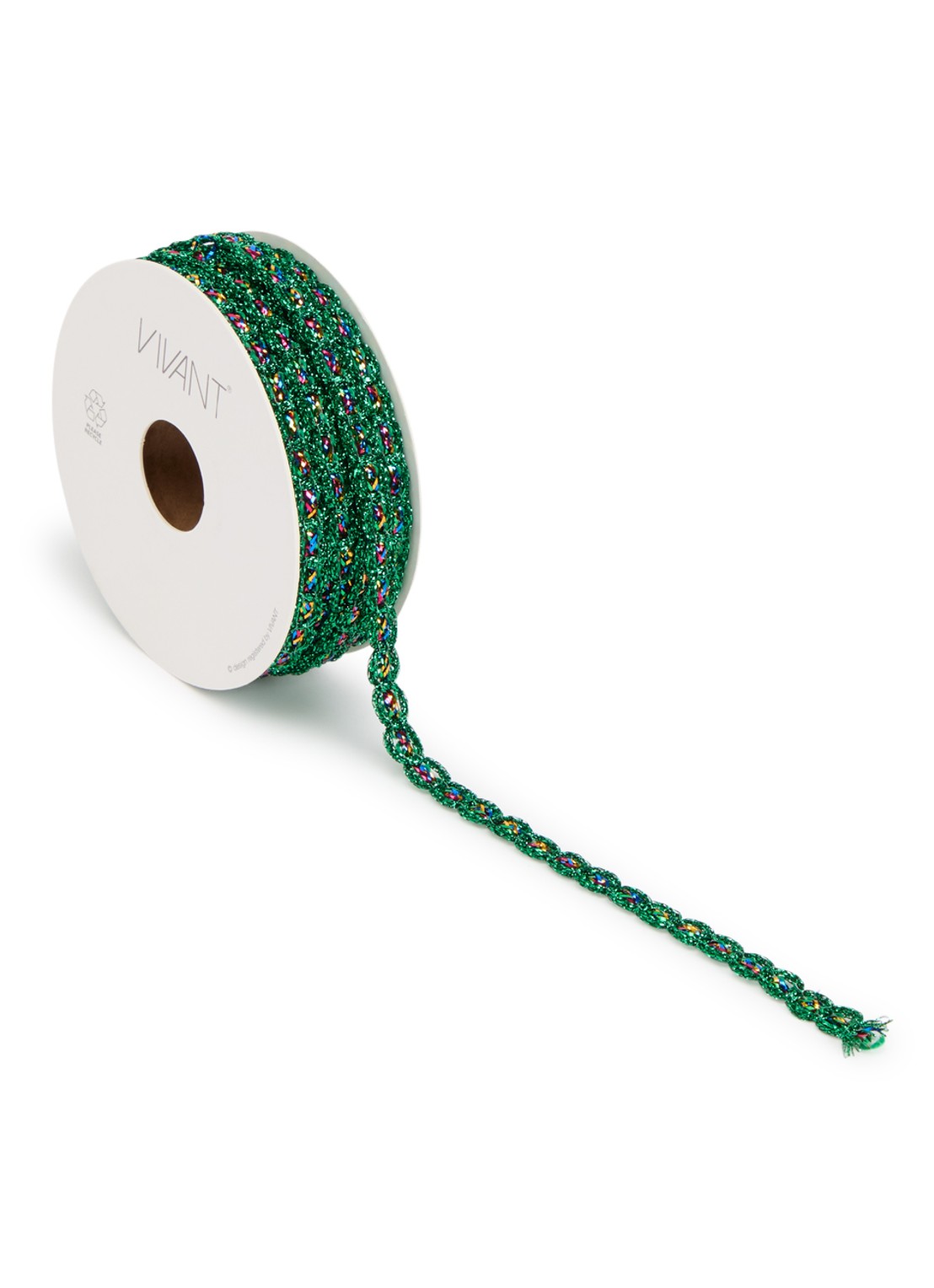 Vivant Chris lint 15 meter x 9 mm - voorkant groen