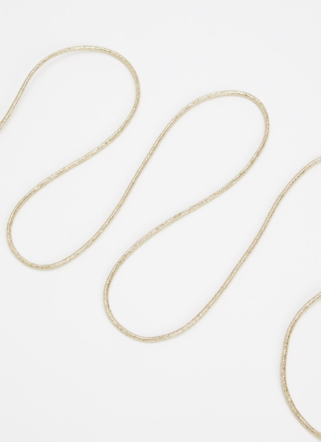 Vivant Gleam glitterkoord 20 meter x 3 mm - voorkant 2 goud