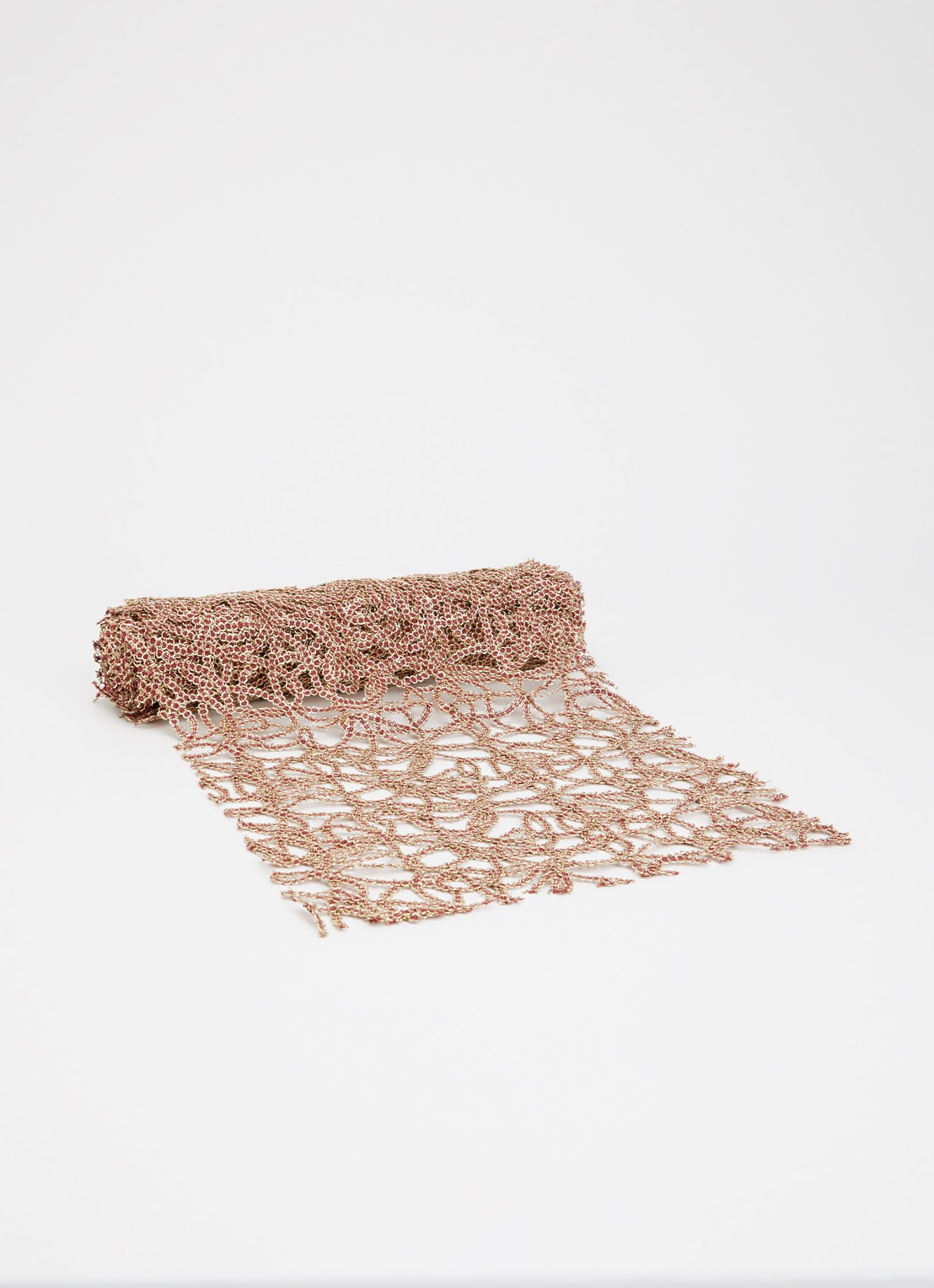 Vivant Grandi tafelloper 2,5 meter x 28 cm - voorkant 2 bordeauxrood
