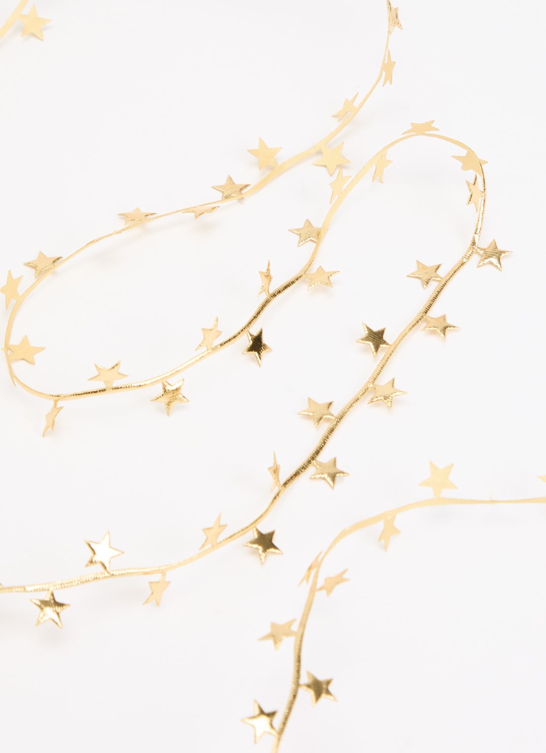 Vivant Starly kerstlint 15 meter x 25 mm - voorkant 2 goud