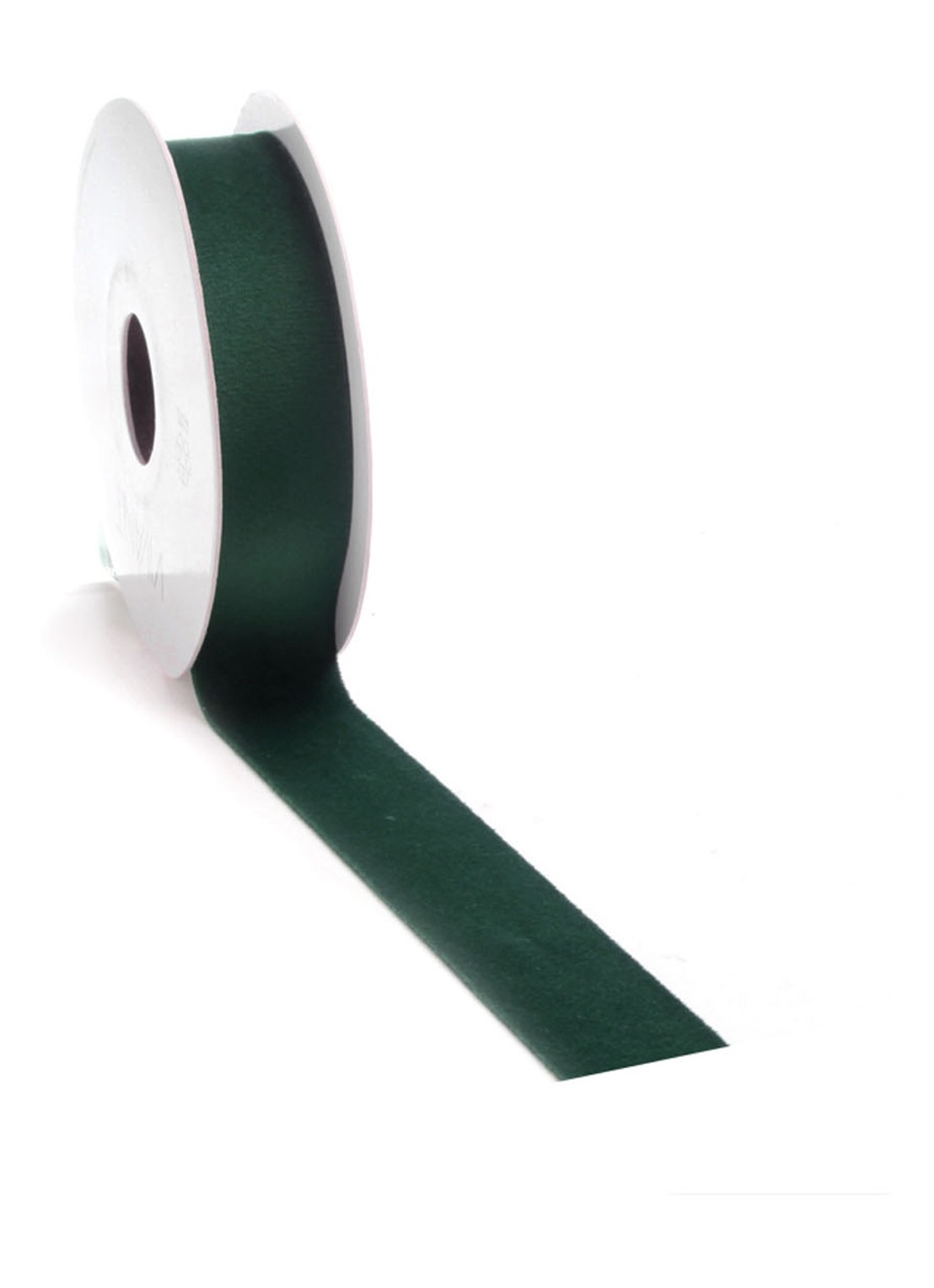 Vivant Velvet Deluxe lint 5 meter x 25 mm - voorkant donkergroen