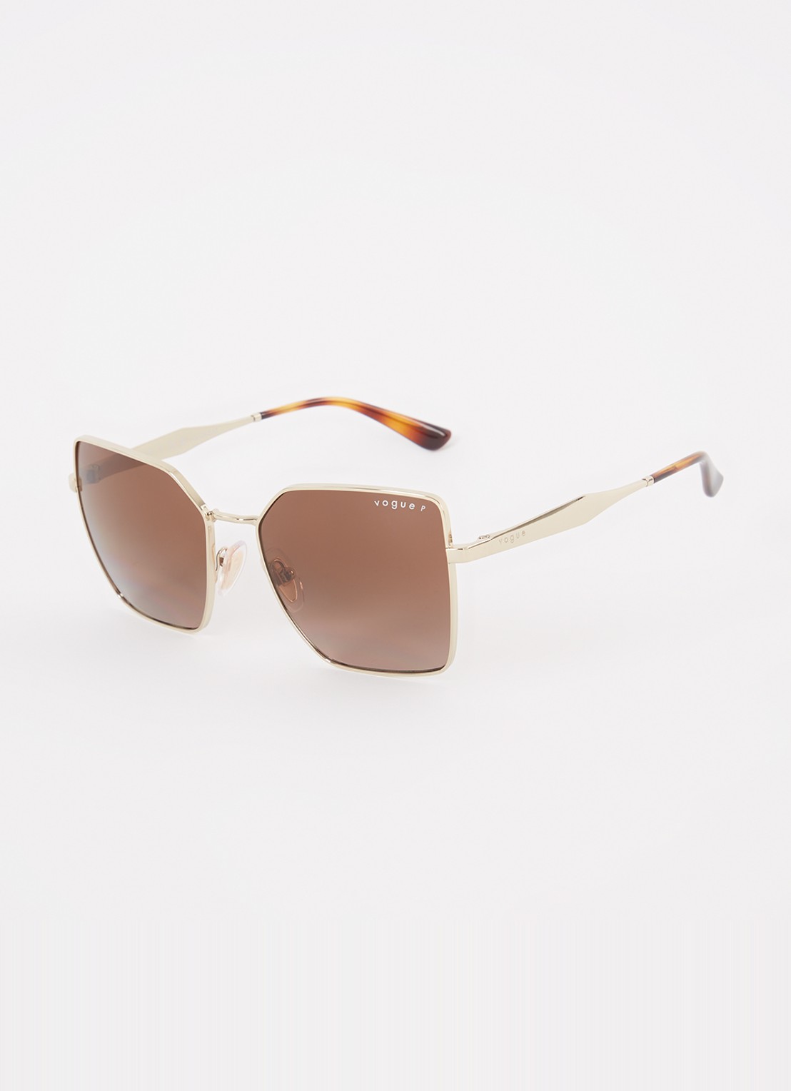 Vogue Butterfly zonnebril gepolariseerd VO4284S - voorkant goud