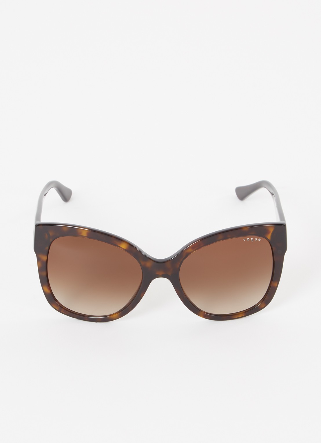 VOGUE Butterfly zonnebril VO5338S - voorkant 2 donkerbruin
