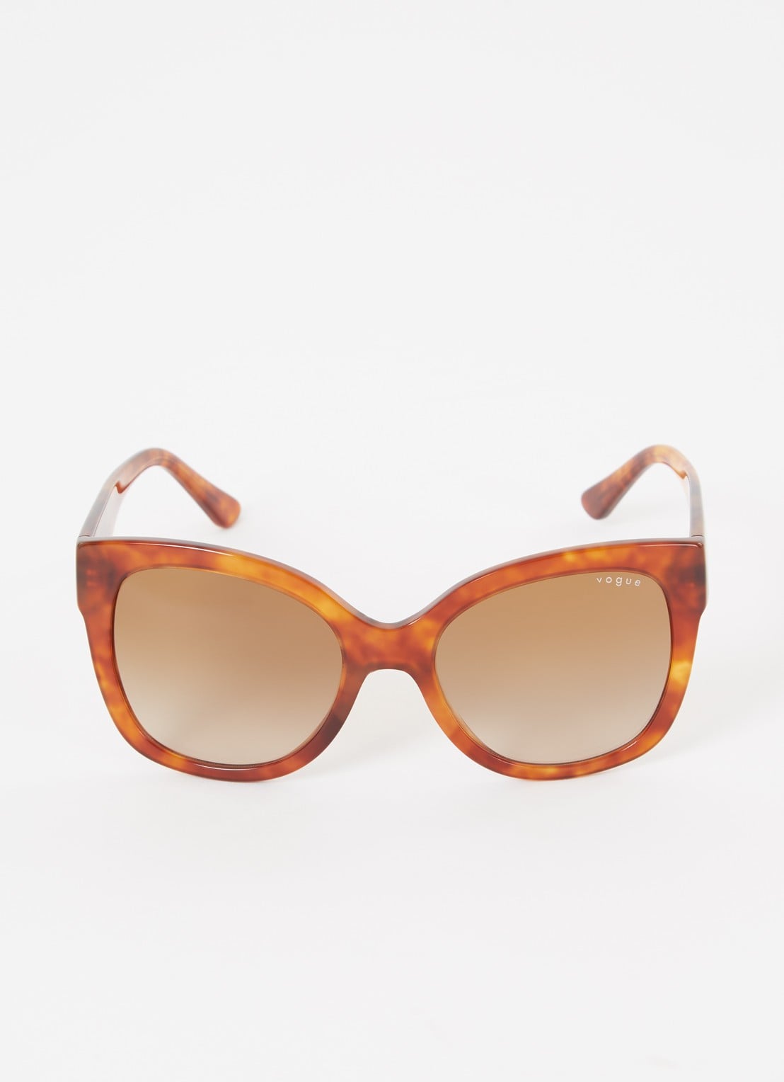VOGUE Butterfly zonnebril VO5338S  - voorkant 2 roodbruin