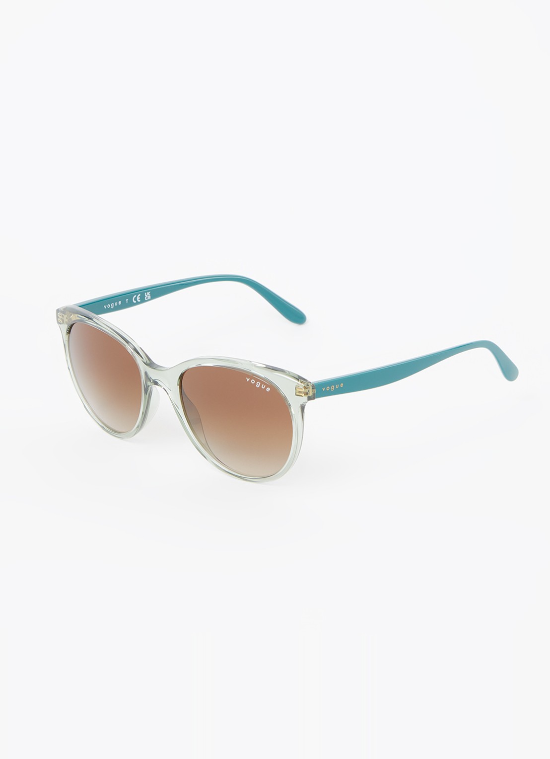 Vogue Cat Eye zonnebril V05453S - voorkant lichtgroen