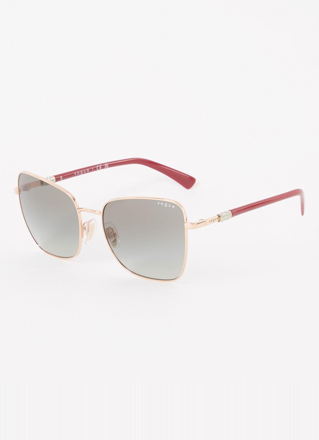 Vogue Cat Eye zonnebril VO4277SB - voorkant roségoud