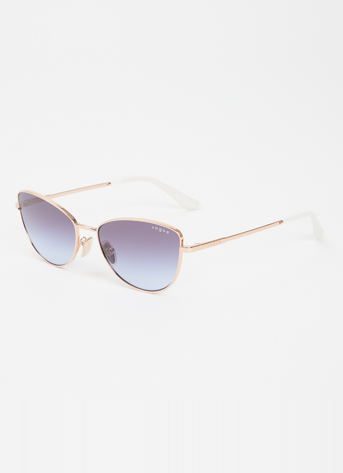 VOGUE Cat Eye zonnebril VO4324S - voorkant roségoud