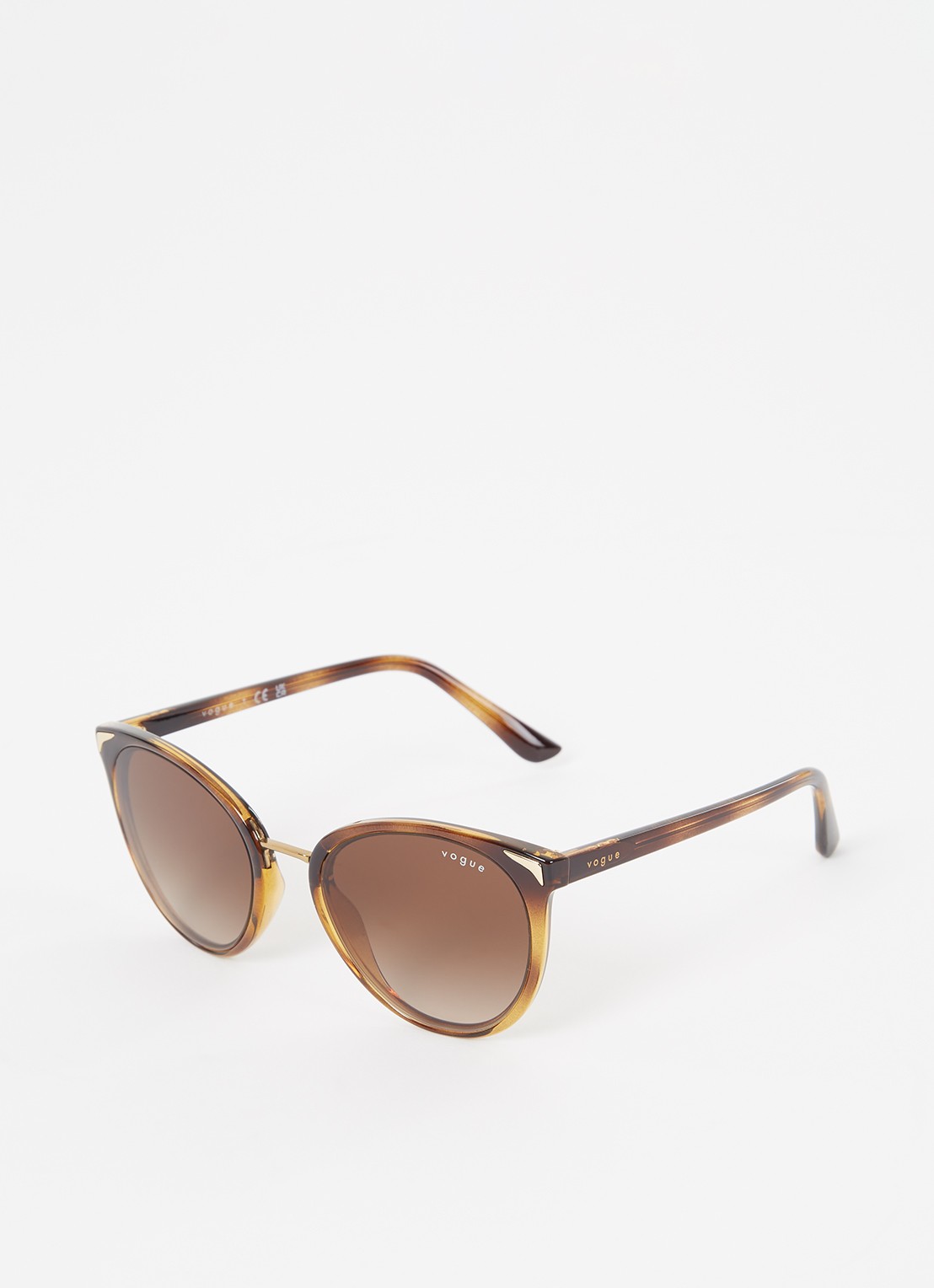 VOGUE Cat Eye zonnebril VO5230S  - voorkant 3 bruin