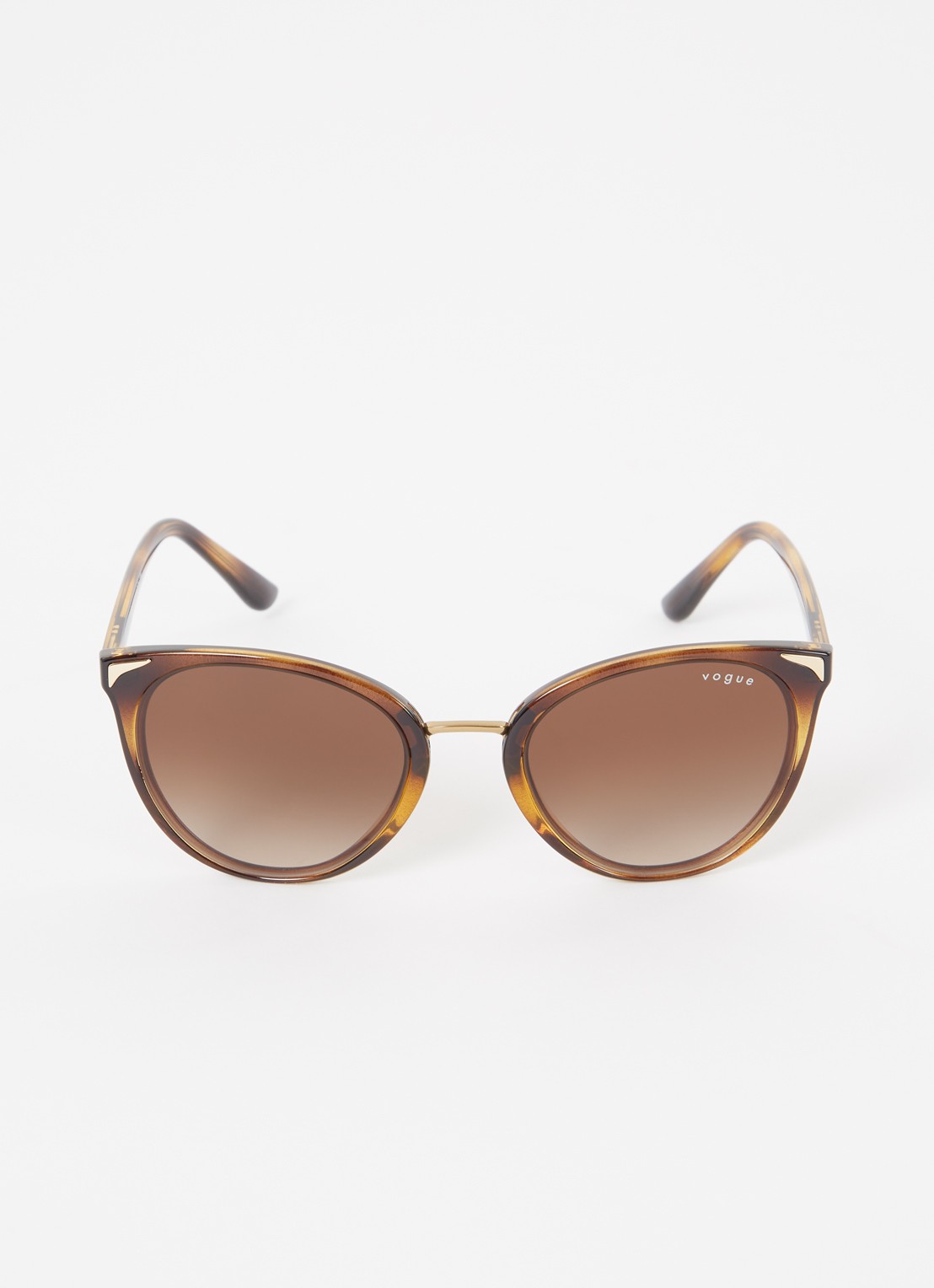 VOGUE Cat Eye zonnebril VO5230S  - voorkant 4 bruin