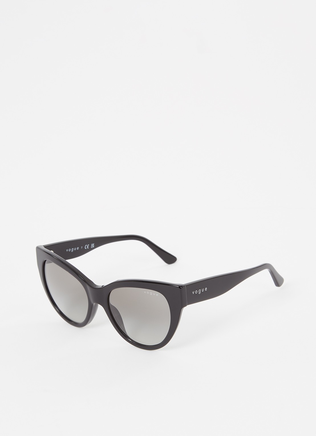 VOGUE Cat Eye zonnebril VO5339S  - voorkant zwart