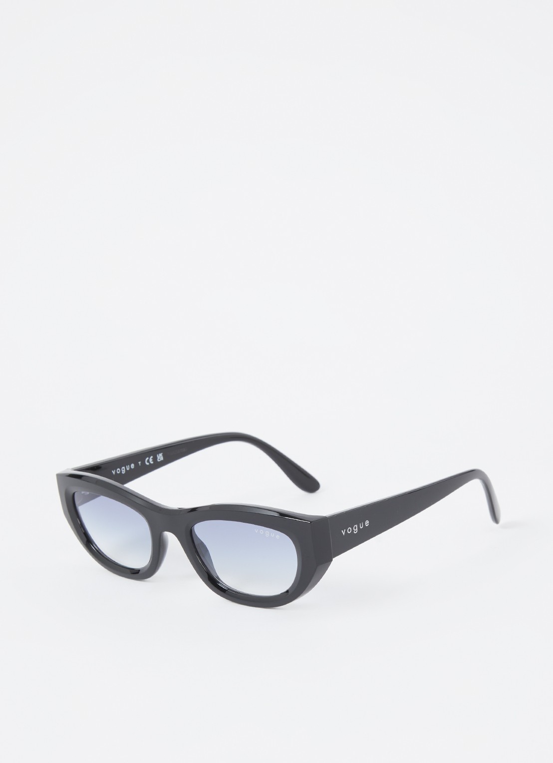 VOGUE Cat Eye zonnebril VO5616S - voorkant zwart