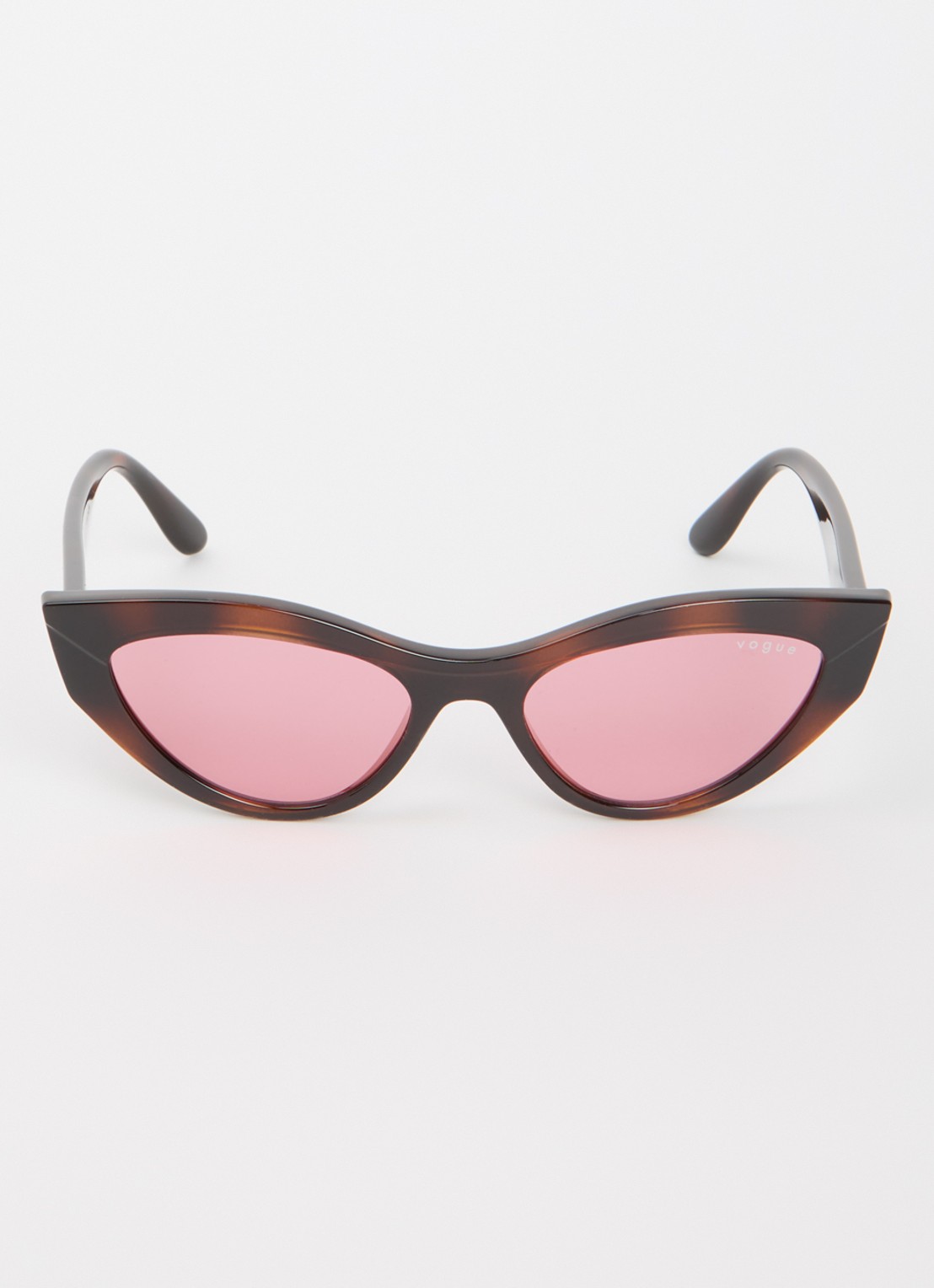 VOGUE Cat Eye zonnebril VO5637SU - detail donkerbruin