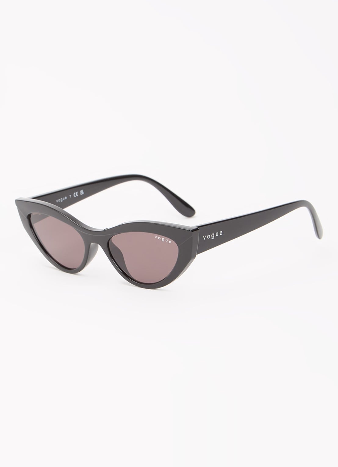 VOGUE Cat Eye zonnebril VO5637SU - voorkant zwart