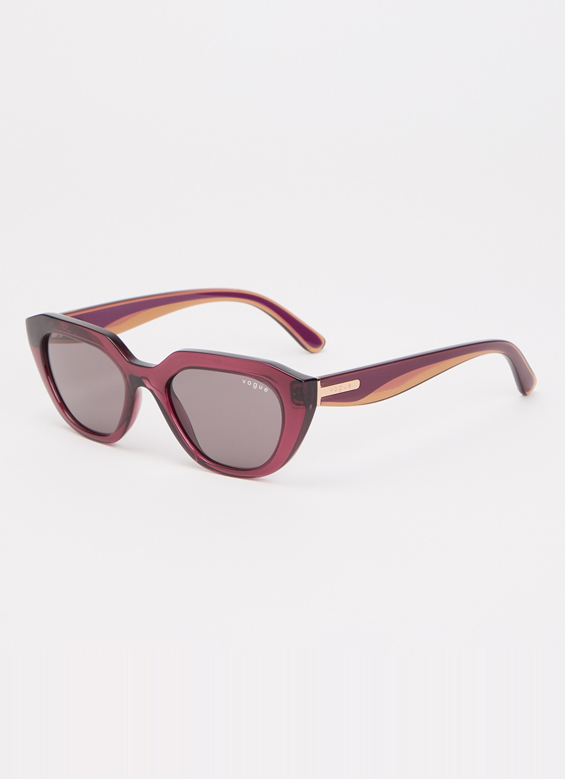 VOGUE Cat Eye zonnebril VO5711S - voorkant cranberryrood