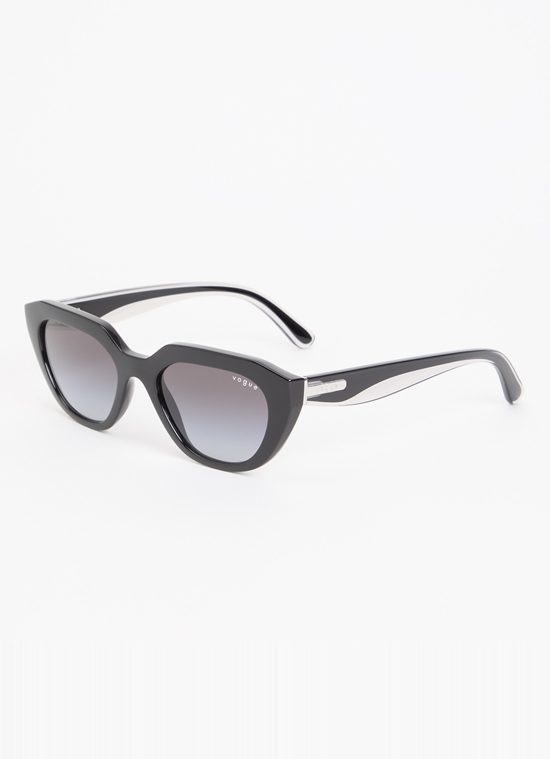 VOGUE Cat Eye zonnebril VO5711S - voorkant 3 zwart