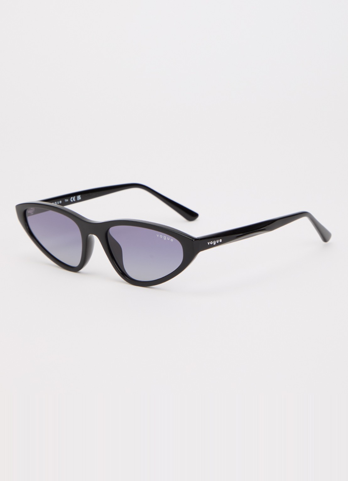 VOGUE Cat Eye zonnebril VO5726SU - voorkant 3 zwart