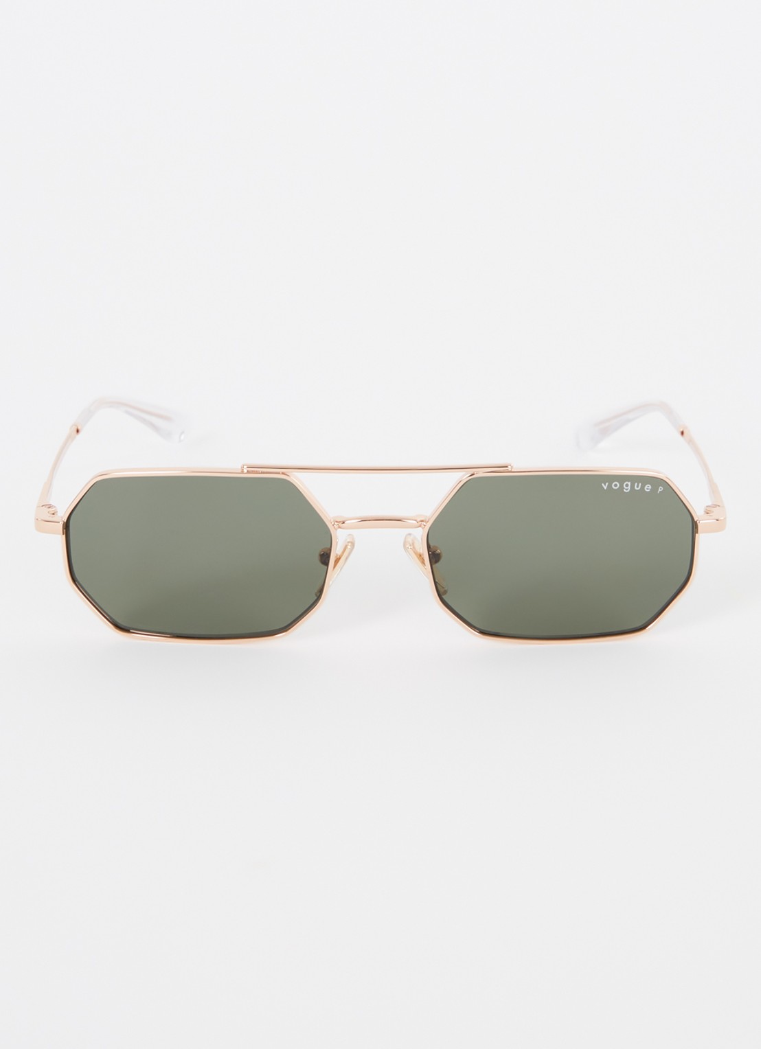 VOGUE Piloten zonnebril gepolariseerd VO4329S - detail roségoud