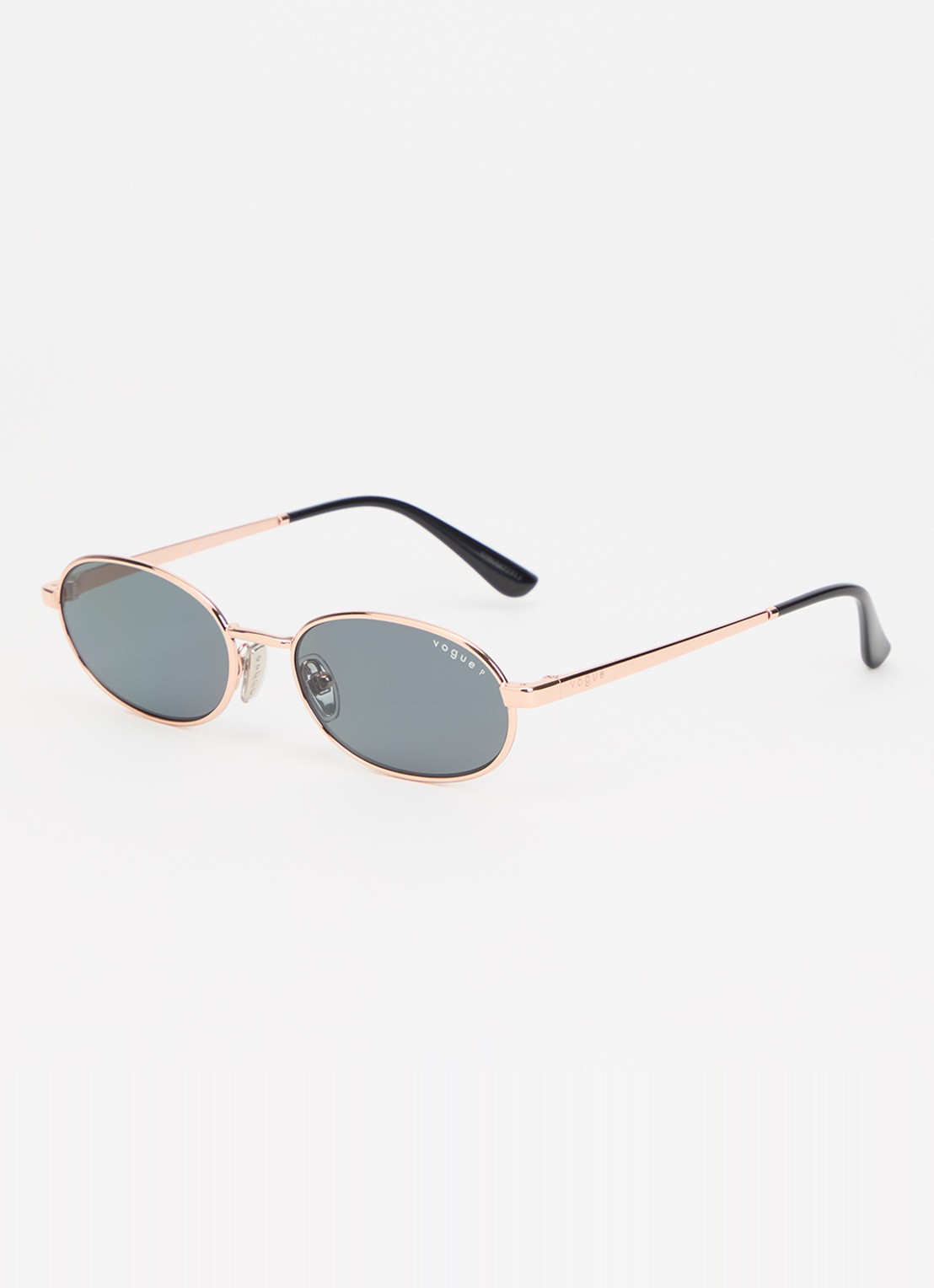 VOGUE Retro zonnebril gepolariseerd VO4353S - voorkant 3 roségoud