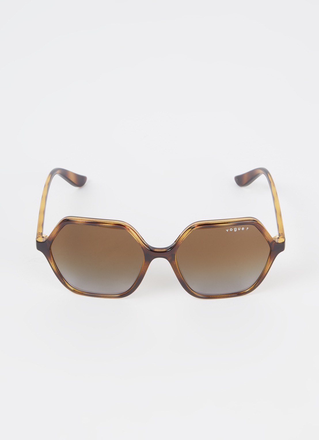 Vogue Retro zonnebril gepolariseerd VO5361S - voorkant 2 bruin