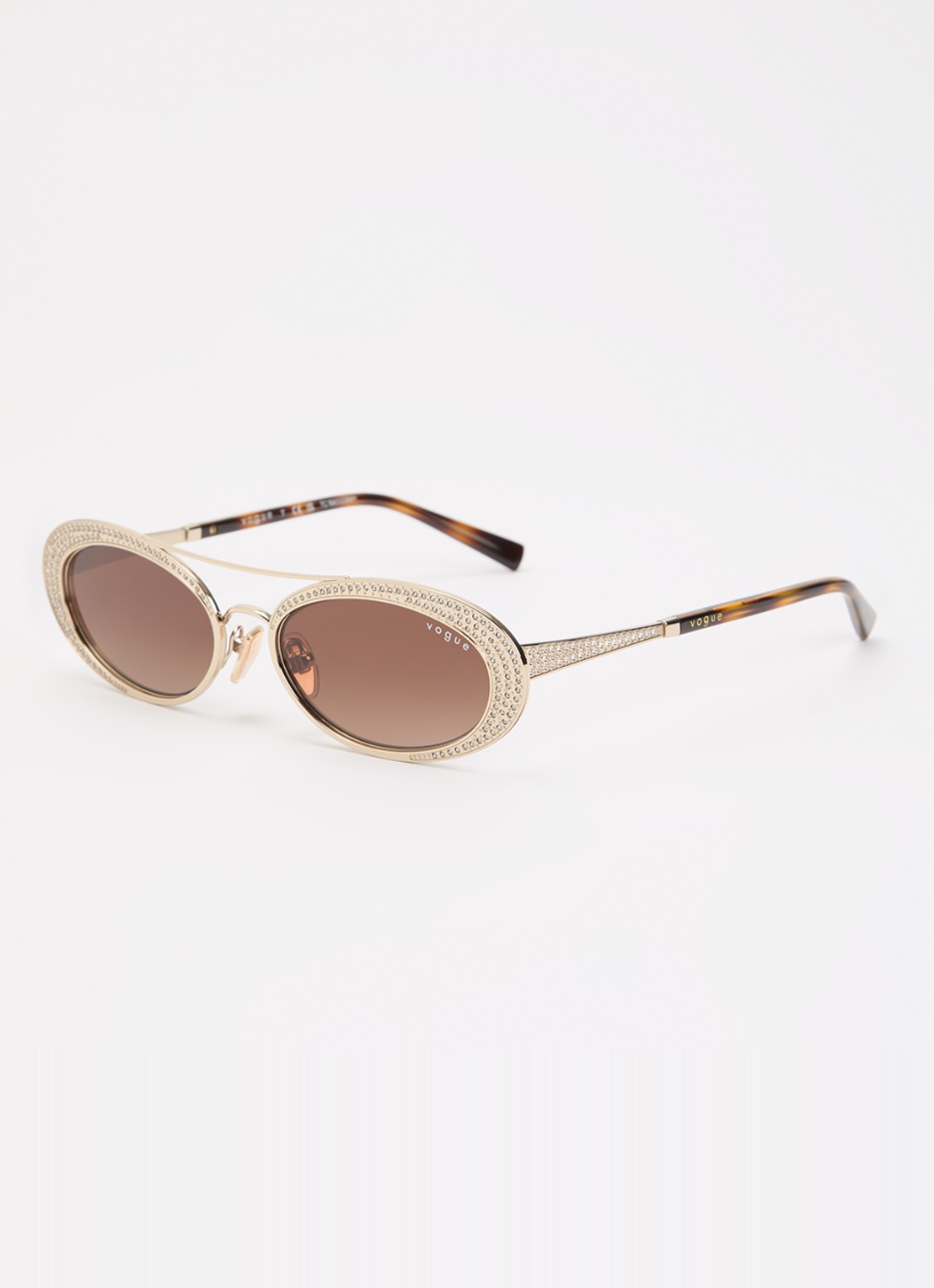VOGUE Retro zonnebril VO4348SB - voorkant goud