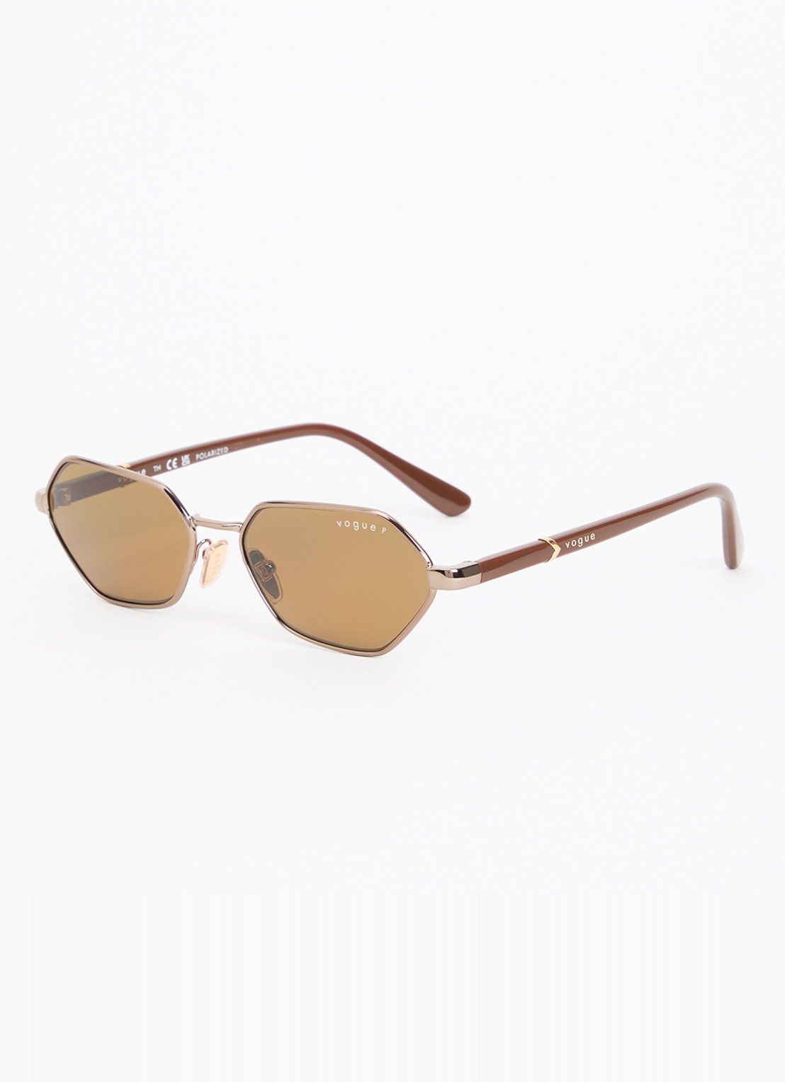 VOGUE Retro zonnebril VO4349S - voorkant lichtbruin