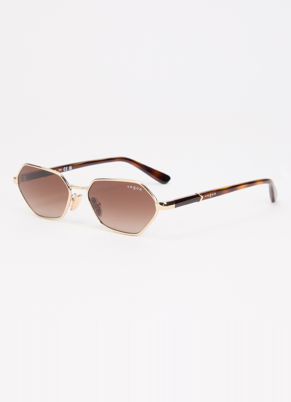 VOGUE Retro zonnebril VO4349S - voorkant 3 goud