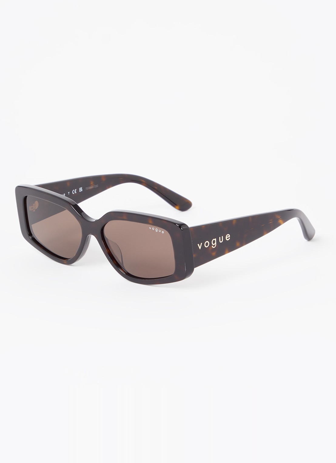VOGUE Retro zonnebril VO5642SU  - voorkant 4 donkerbruin