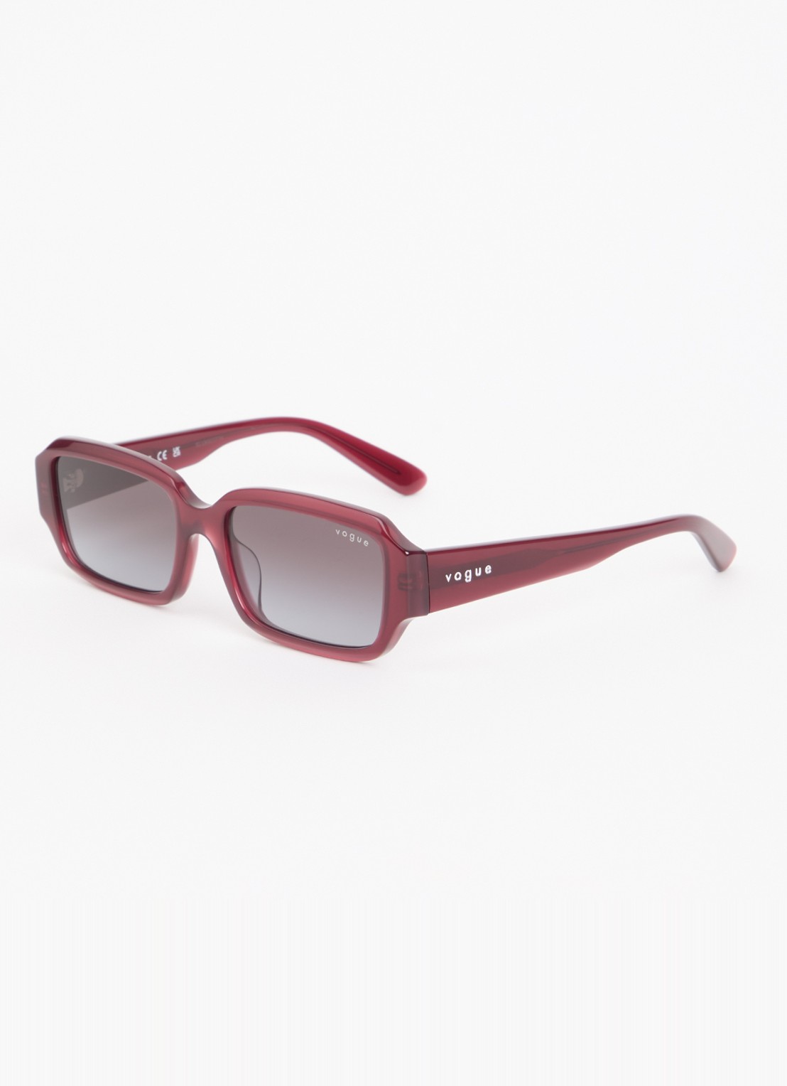VOGUE Retro zonnebril VO5693SU - voorkant 3 bordeauxrood