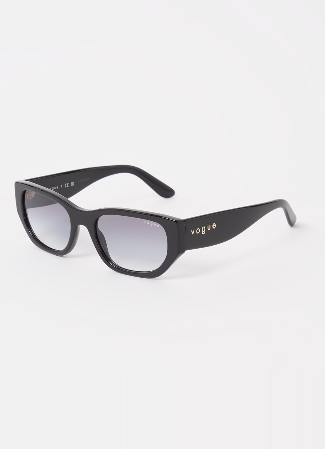 Vogue Wayfarer zonnebril VO5586S - voorkant zwart