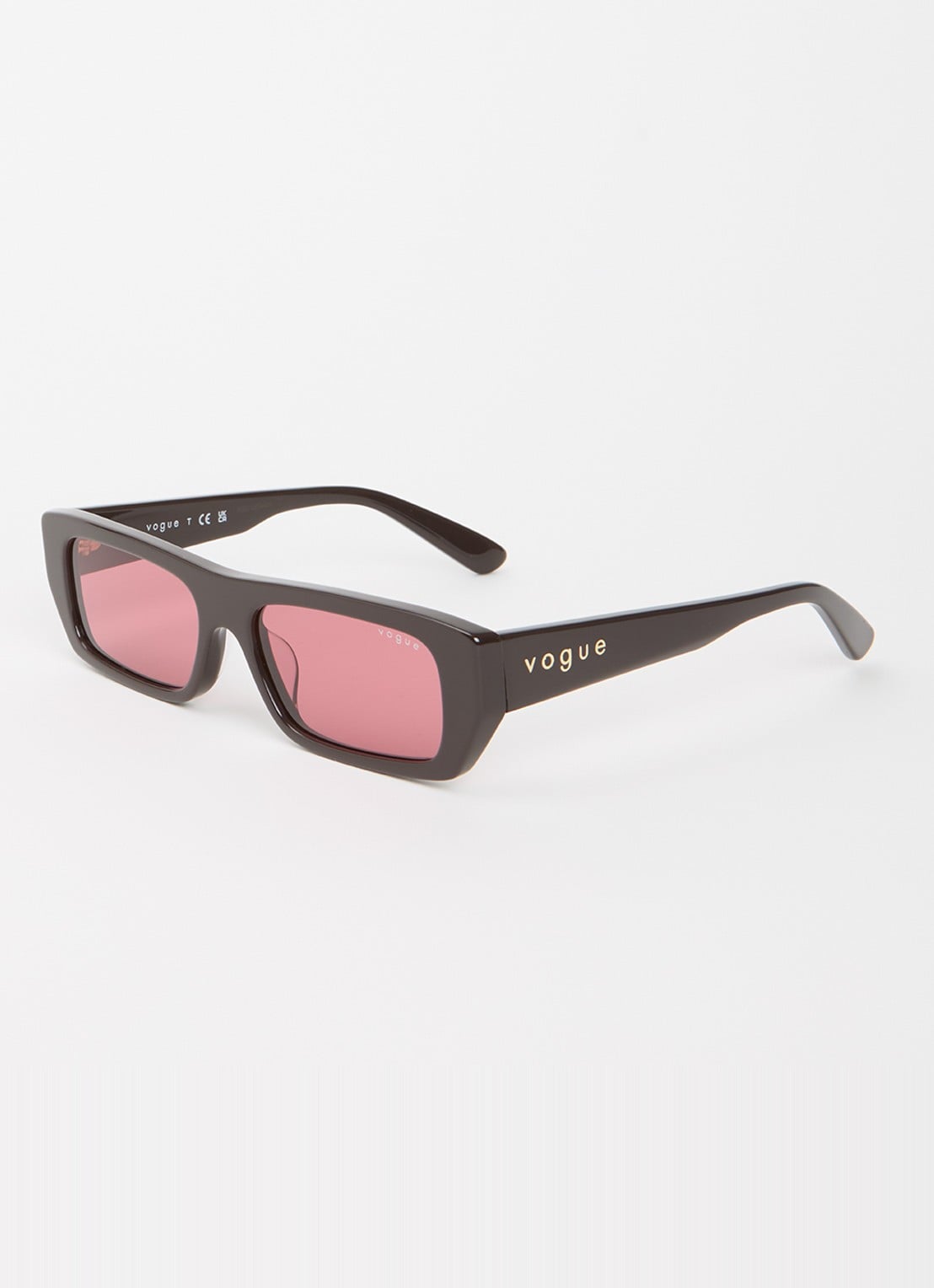 VOGUE Wayfarer zonnebril VO5657SU - voorkant 4 donkerbruin