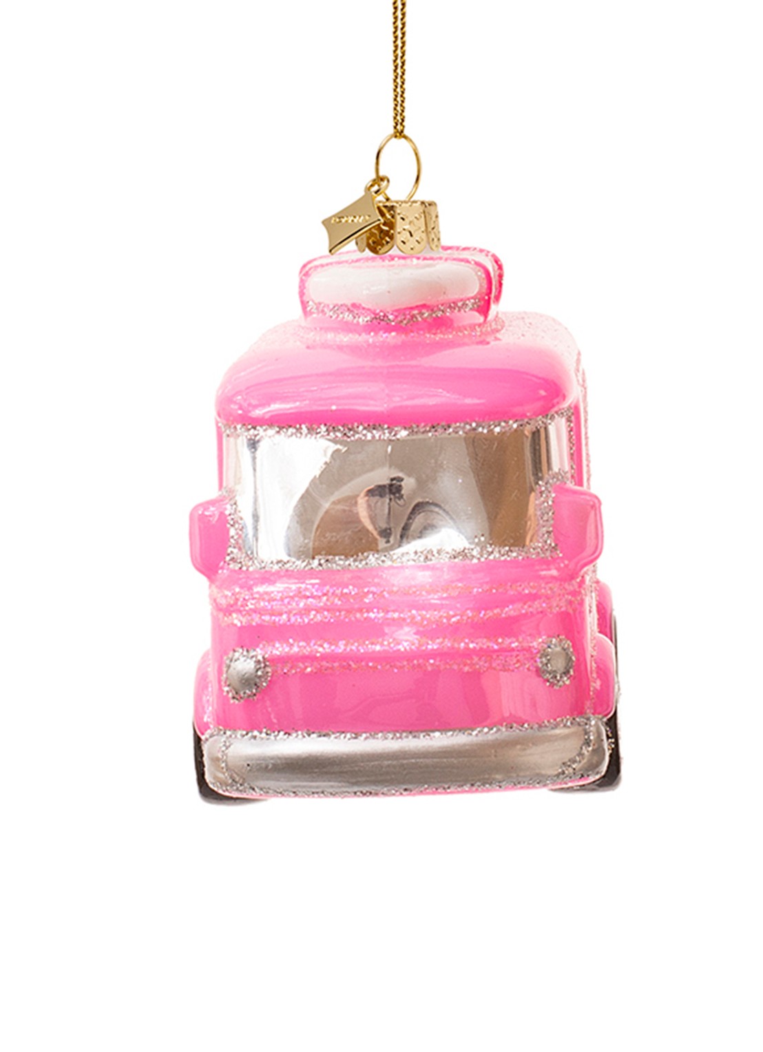 Vondels Barbie camper 6 cm - achterkant 4 roze