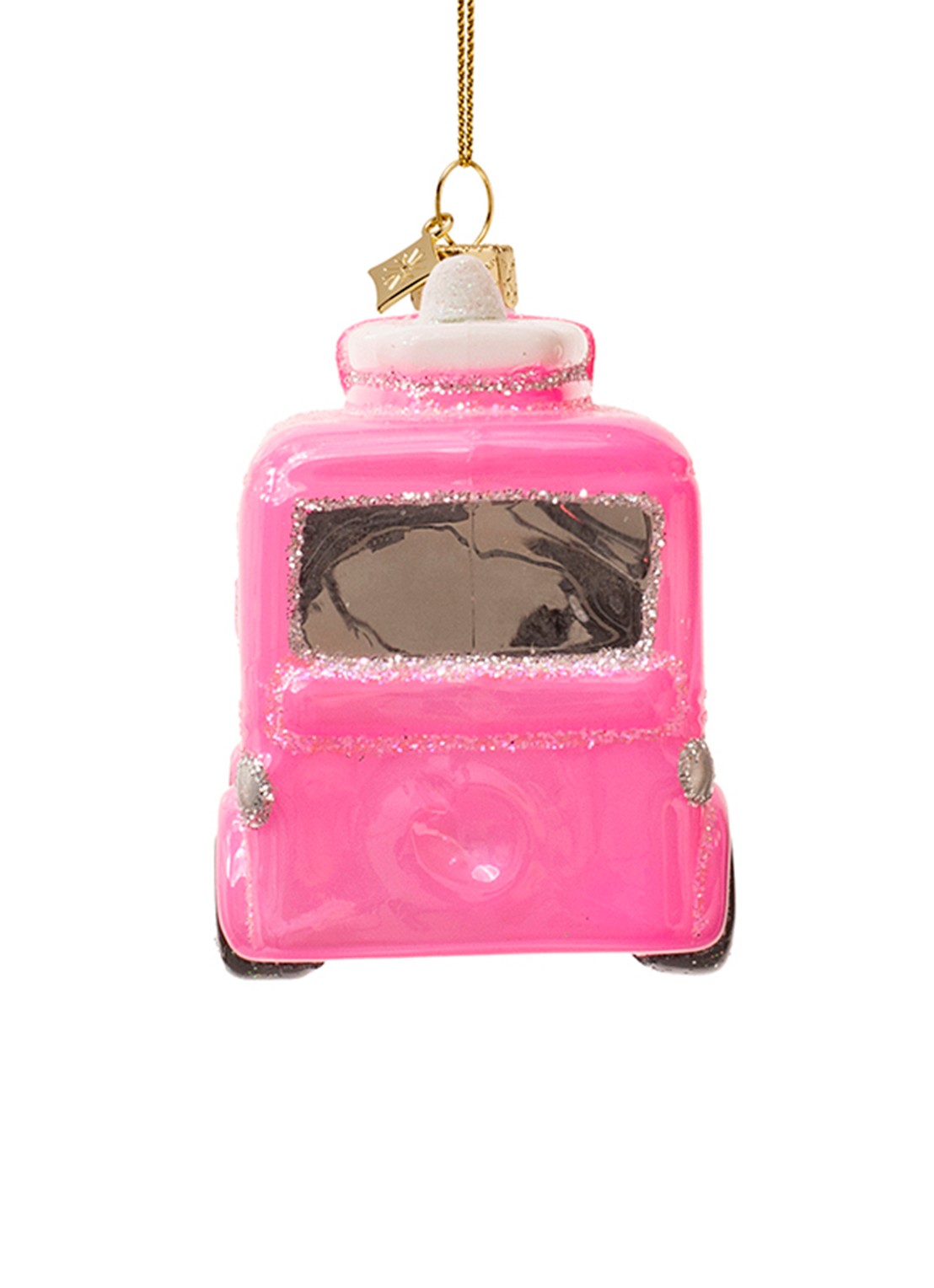 Vondels Barbie camper 6 cm - detail roze