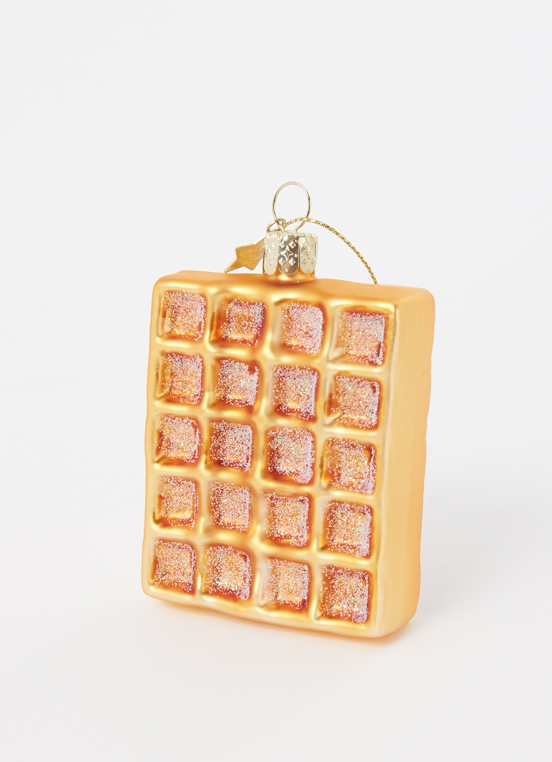Vondels Belgium Waffle 7 cm - detail 3 goud