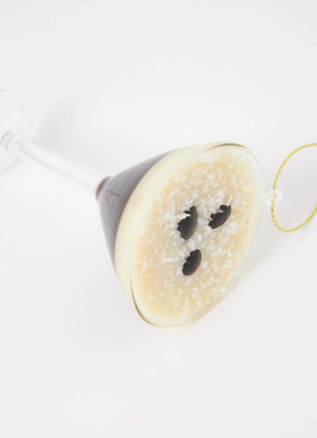Vondels brown espresso martini  H9cm - detail donkerbruin