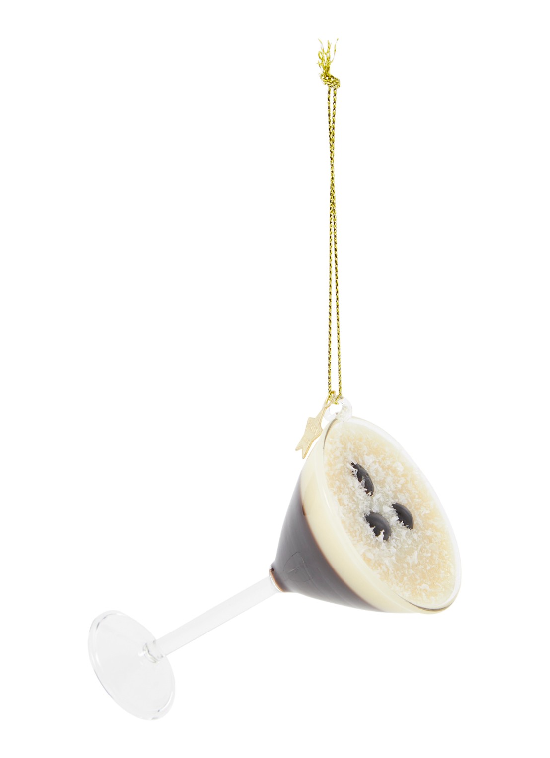 Vondels brown espresso martini  H9cm - voorkant 2 donkerbruin