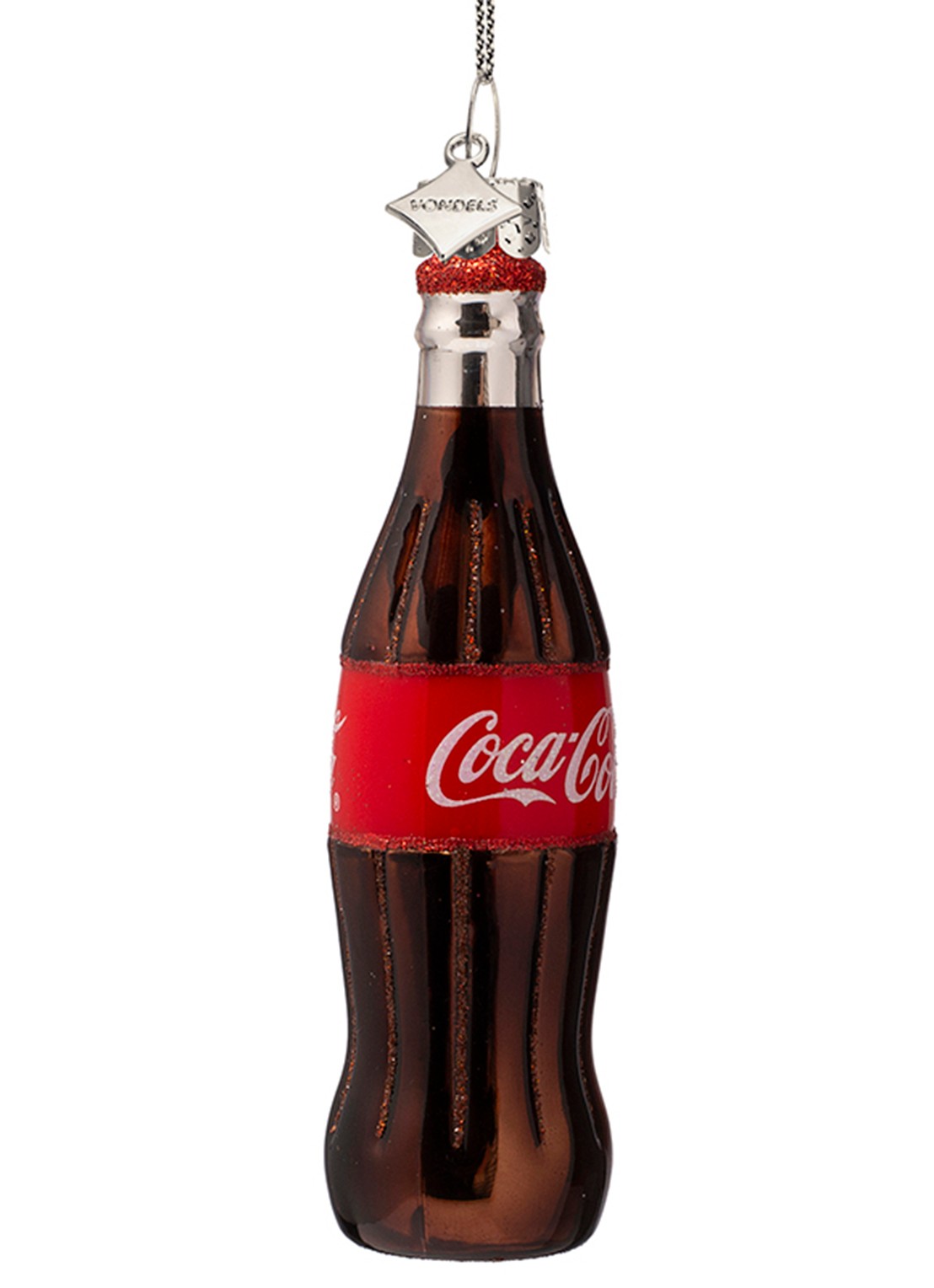 Vondels Coca Cola kersthanger 12 cm - achterkant 4 bruin