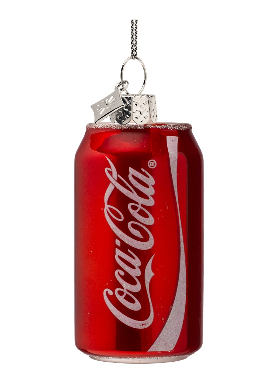 Vondels Coca Cola kersthanger 8 cm - achterkant 2 rood