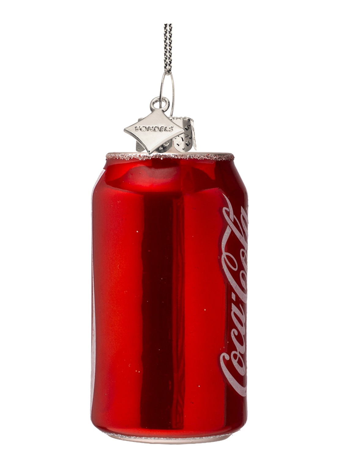 Vondels Coca Cola kersthanger 8 cm - detail 3 rood