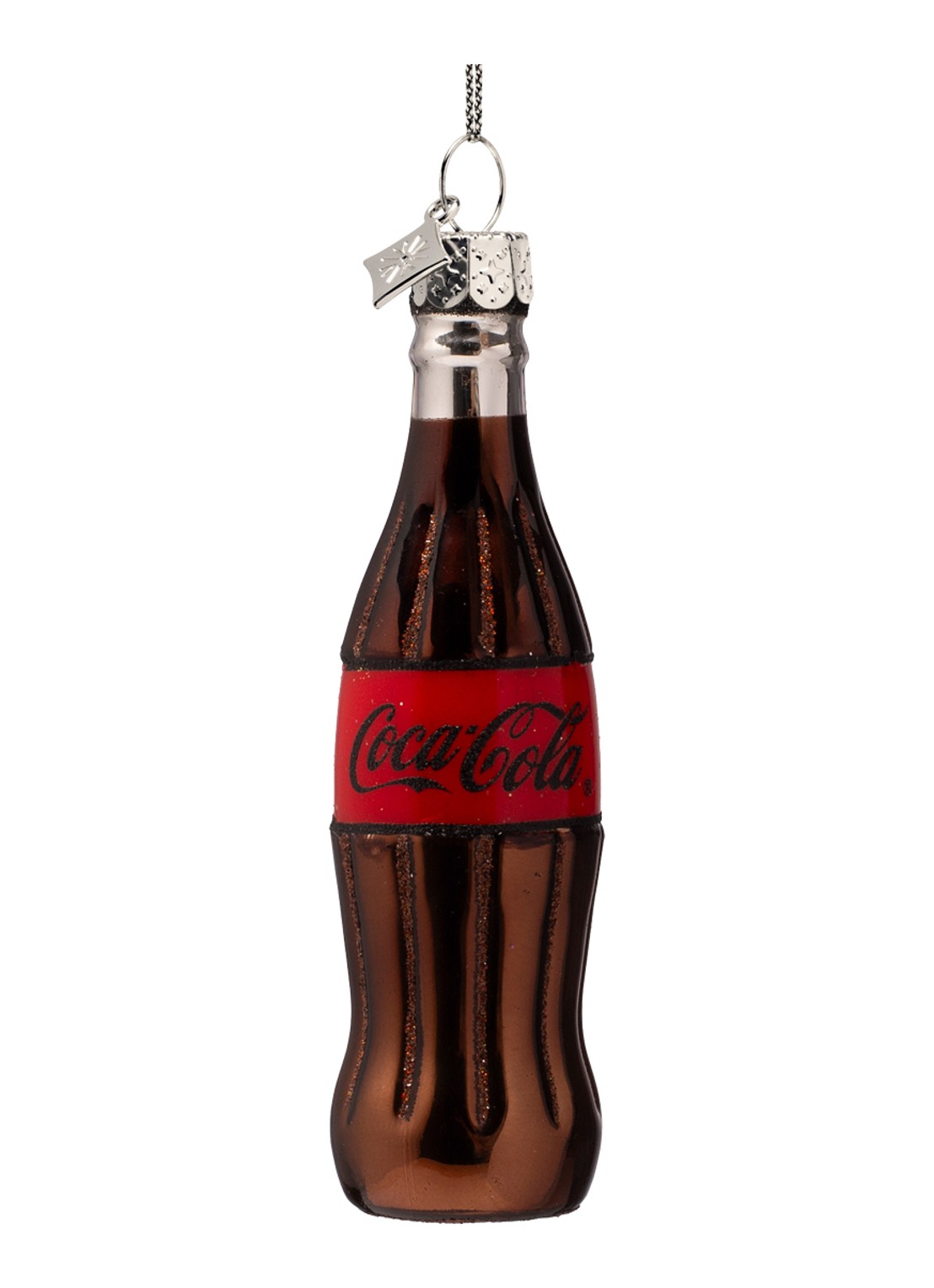 Vondels Coca Cola Zero kersthanger 12 cm - achterkant 2 bruin