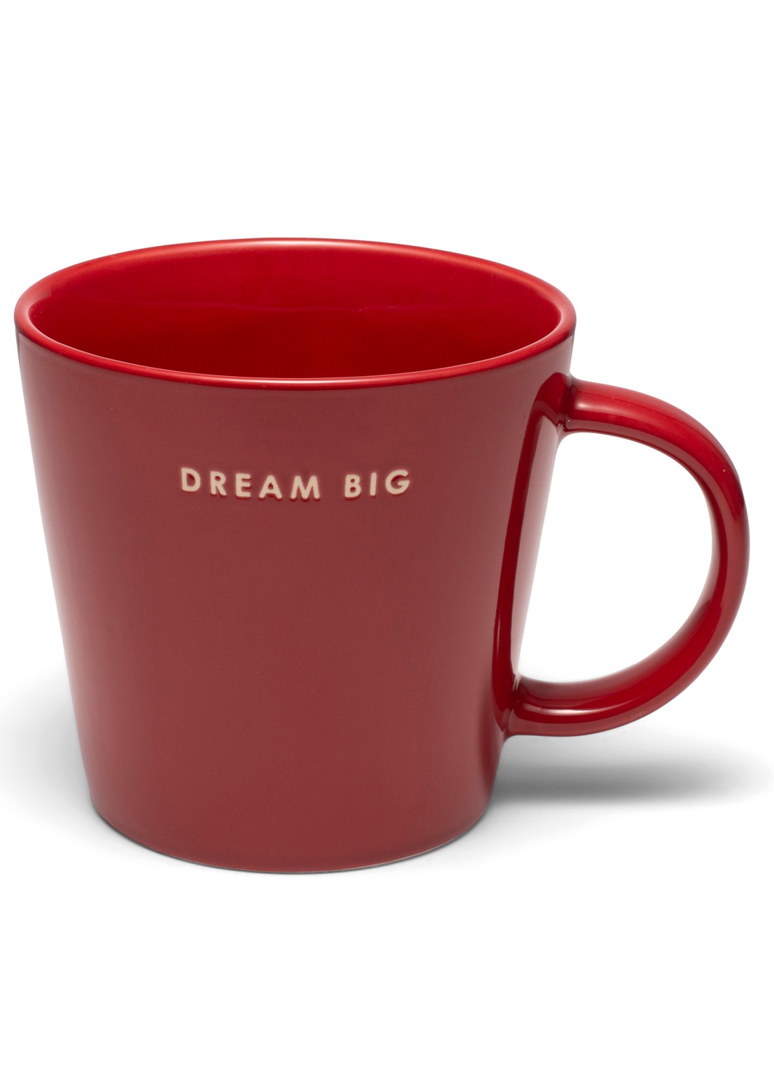 Vondels Dream Big mok 50 cl - voorkant rood