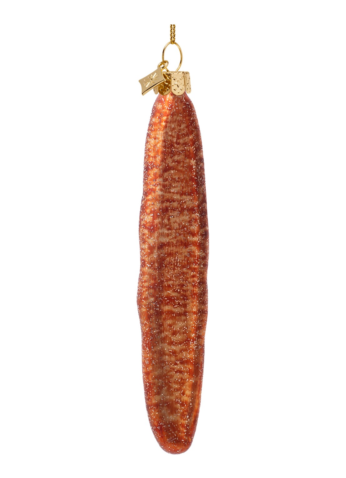 Vondels Franse Baguette kersthanger 15,5 cm - achterkant 3 bruin