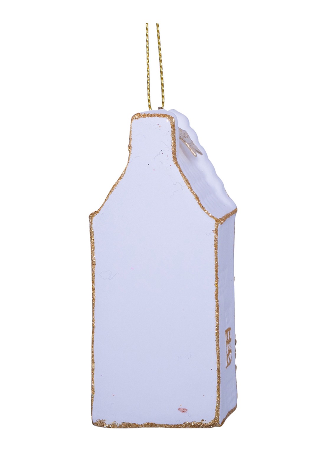 Vondels Grachtenpand kersthanger 8,5 cm - achterkant 4 wit