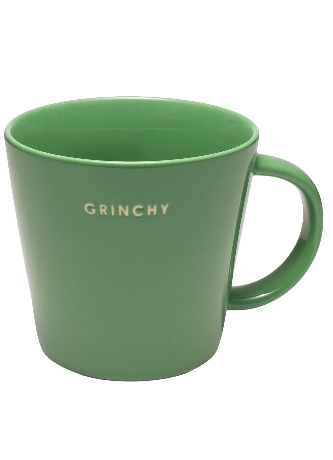 Vondels Grinchy kerstmok 500 ml - voorkant groen
