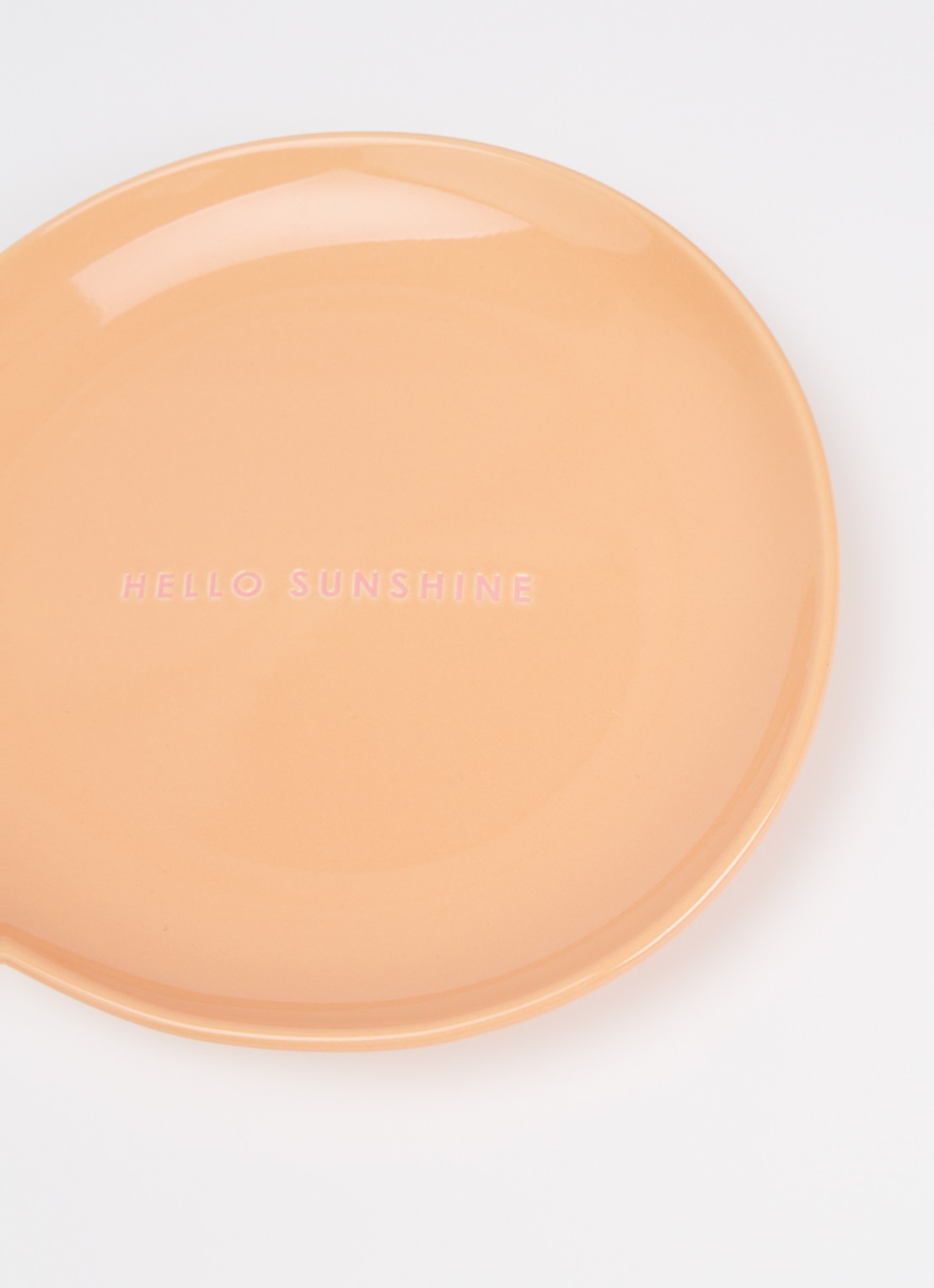 Vondels Hello Sunshine ontbijtbord 22 cm - detail 3 oranje