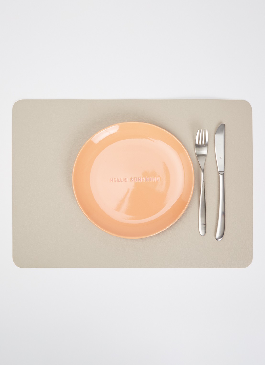 Vondels Hello Sunshine ontbijtbord 22 cm - detail 4 oranje