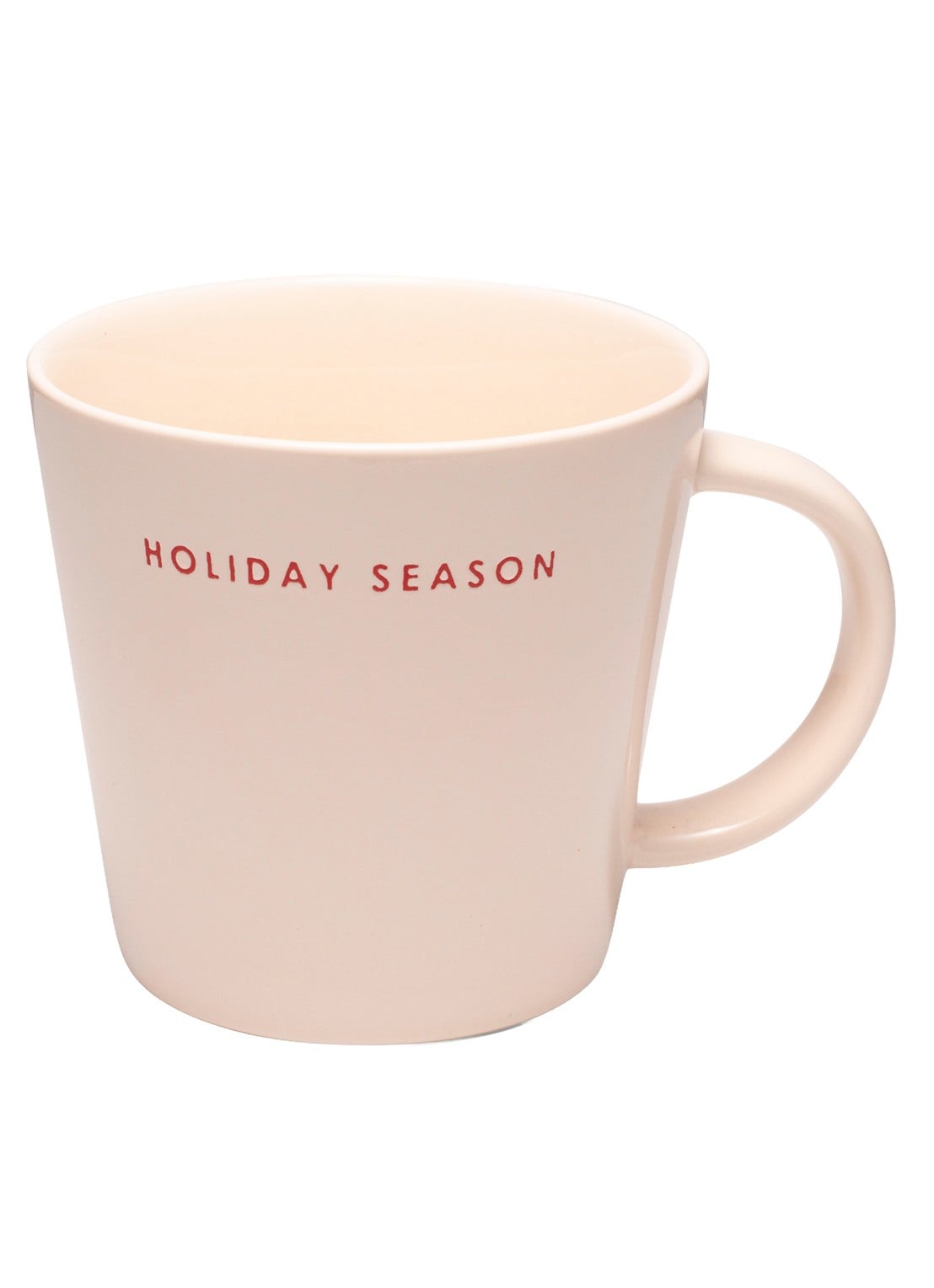 Vondels Holiday Season kerstmok 500 ml - voorkant lichtroze