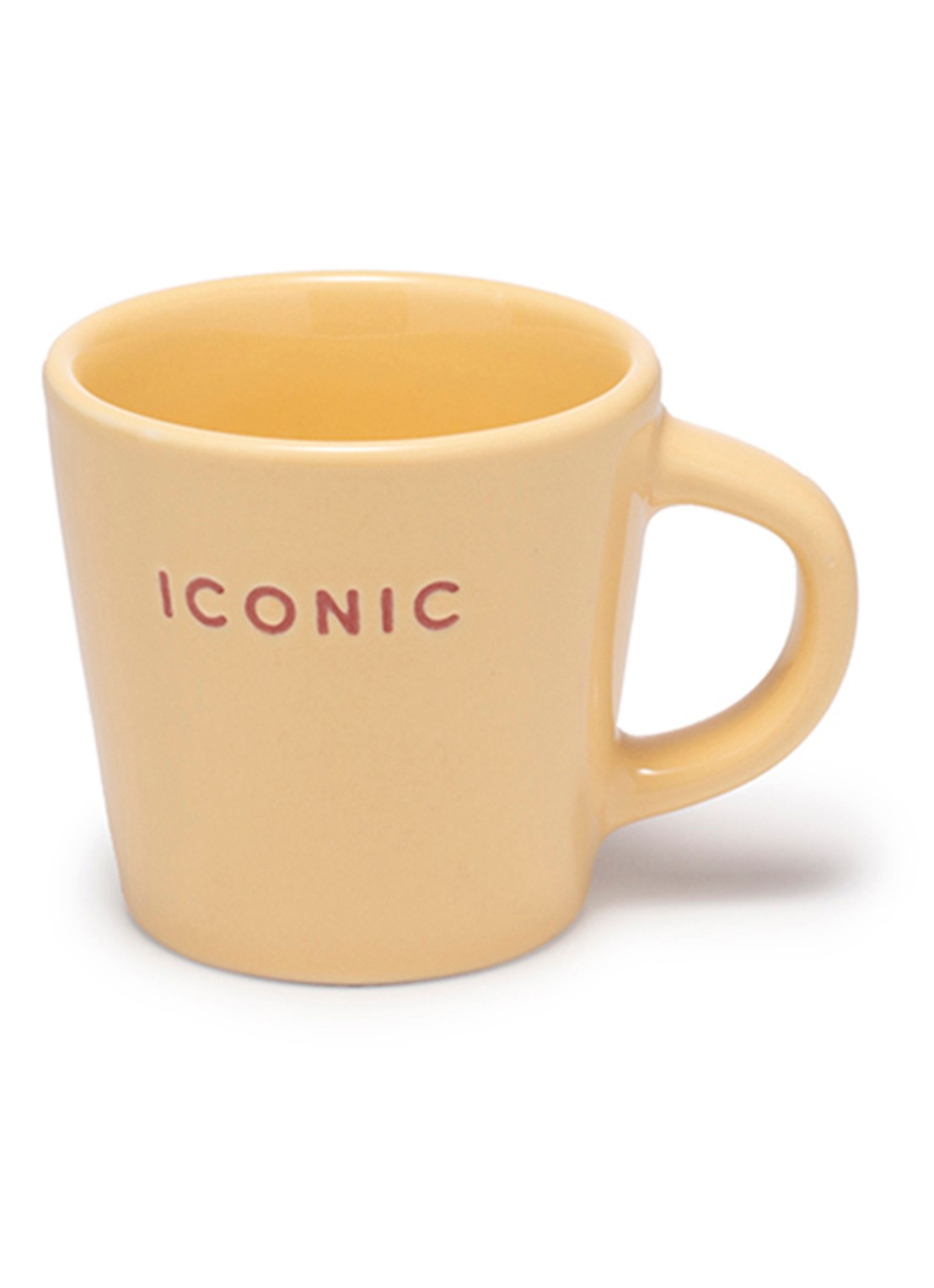 Vondels Iconic espressokopje 8 cl - voorkant geel
