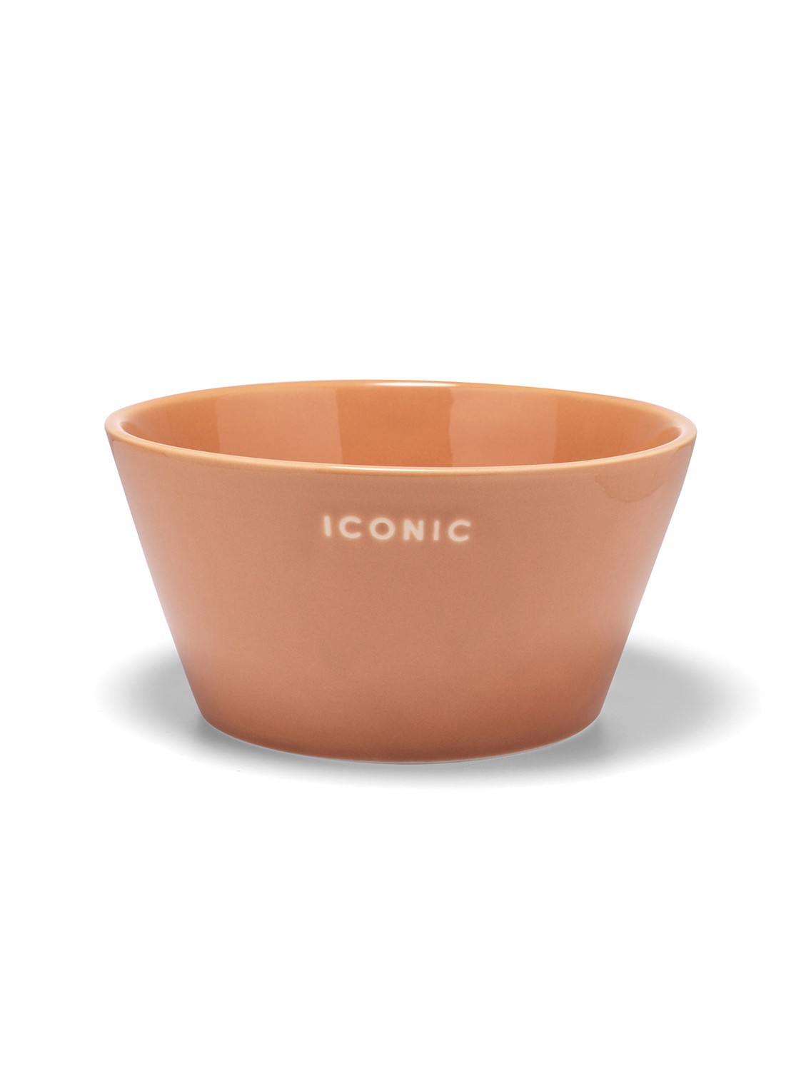 Vondels Iconic kom 14 cm - voorkant bruin