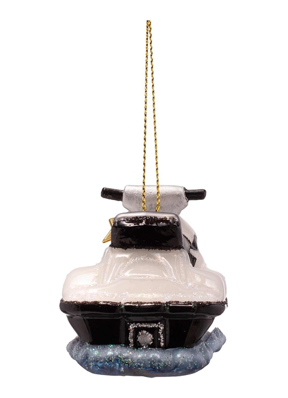 Vondels Jetski kersthanger 5,5 cm - detail 4 wit
