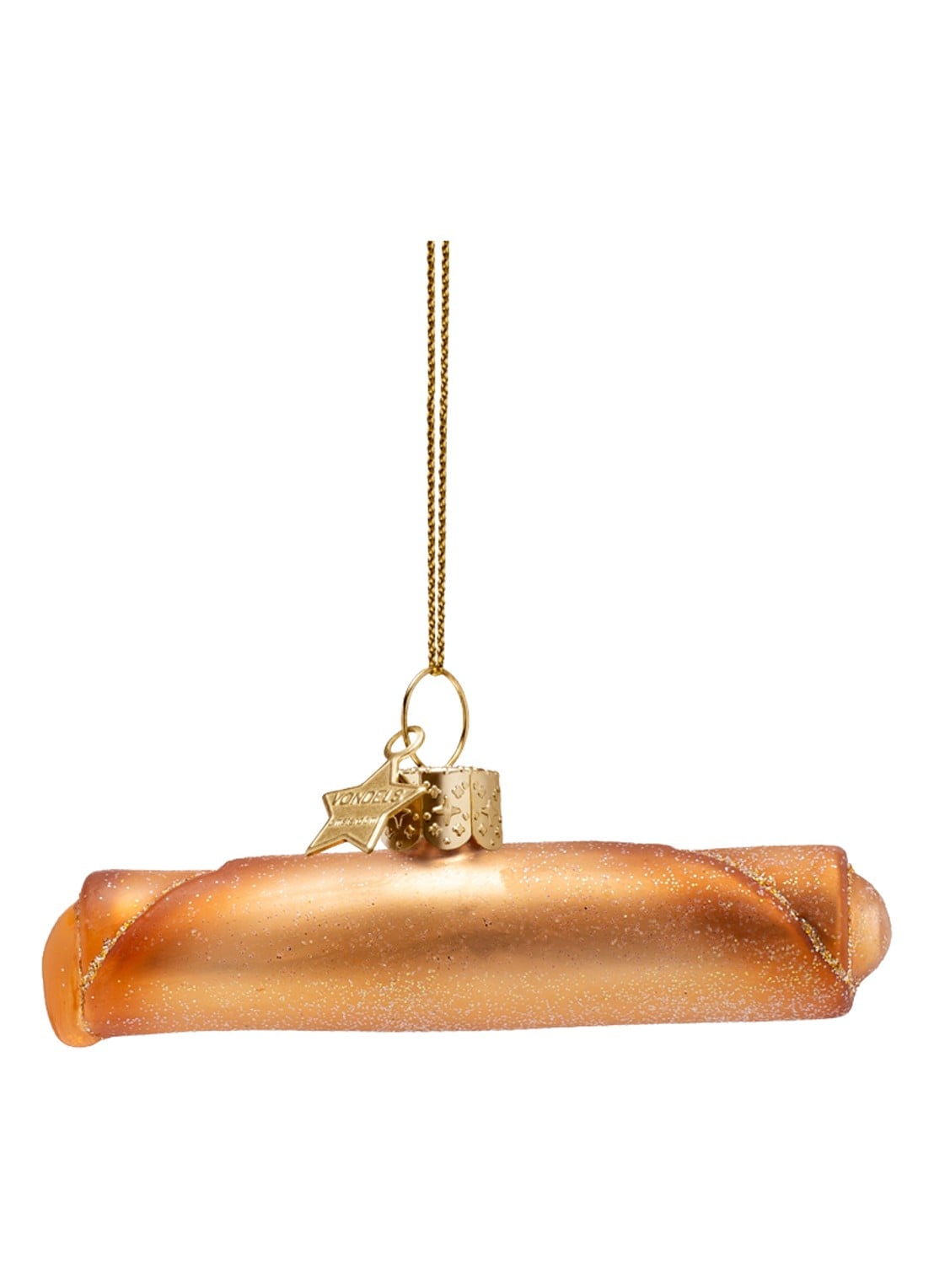 Vondels Kaastengel kersthanger 3 cm - achterkant 5 goud